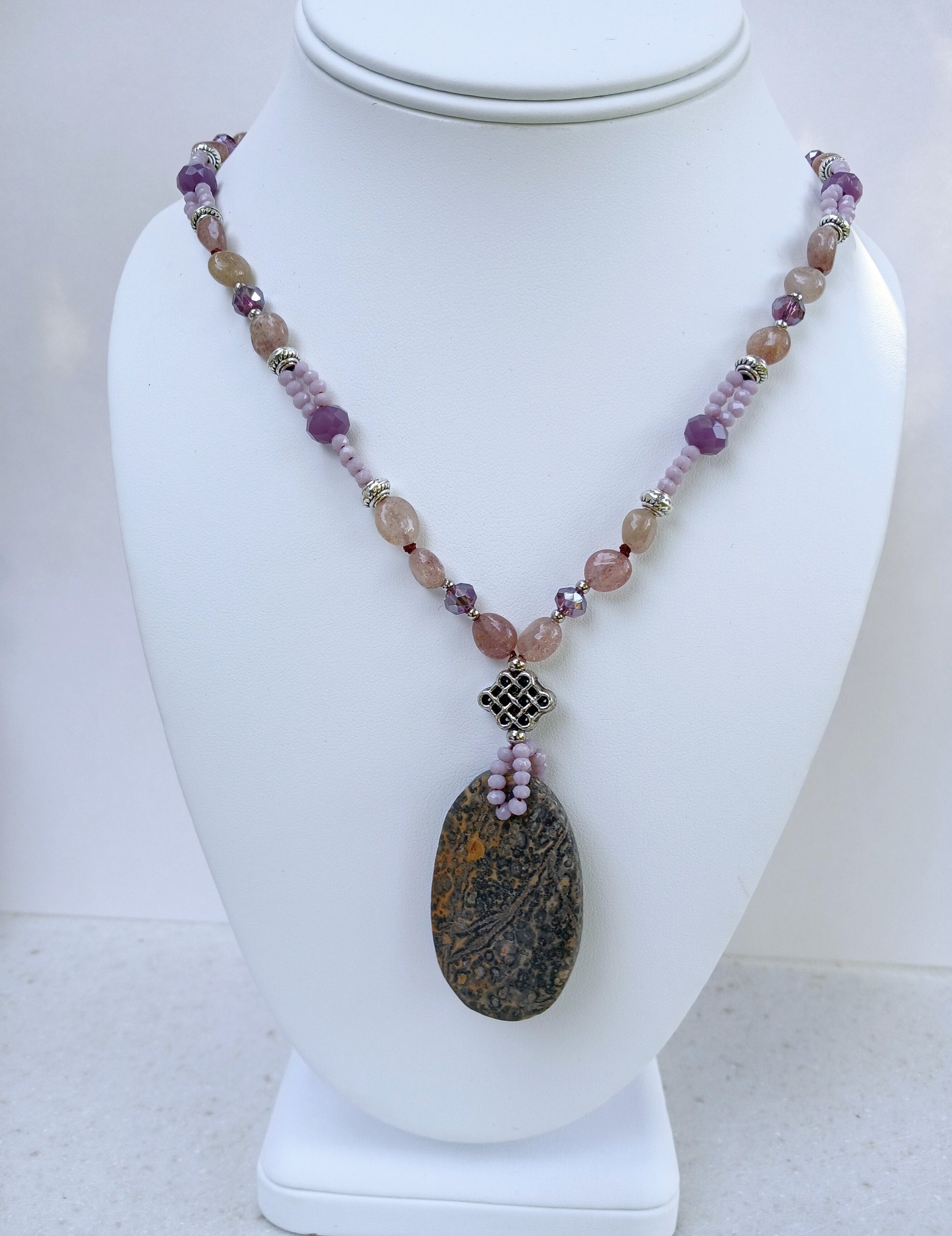 Amazonite, African Turquoise, Jasper Necklace