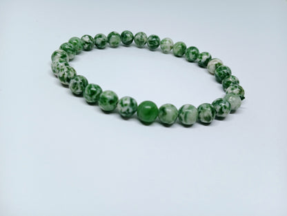 Green Spot Jasper Bracelet