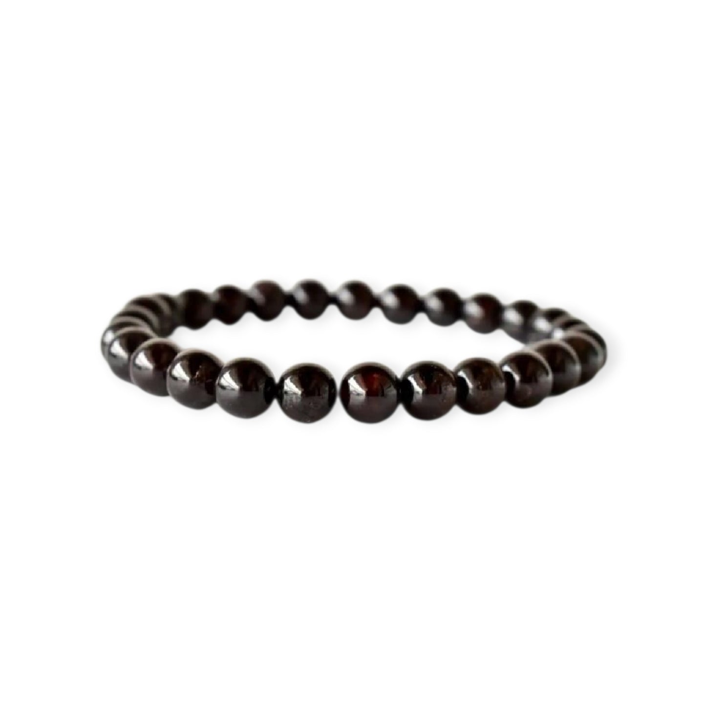 Garnet Handmade Bracelet featuring natural deep red crystal beads crafted into a healing energy design for women and men. This unisex gemstone bracelet promotes strength, passion, and energy balance, making it a meaningful gift for her or him. Perfect for daily wear, meditation, or spiritual wellness, it blends natural beauty with artisan craftsmanship. Lightweight and powerful, this bracelet adds a bold touch to any outfit while supporting emotional and physical grounding.