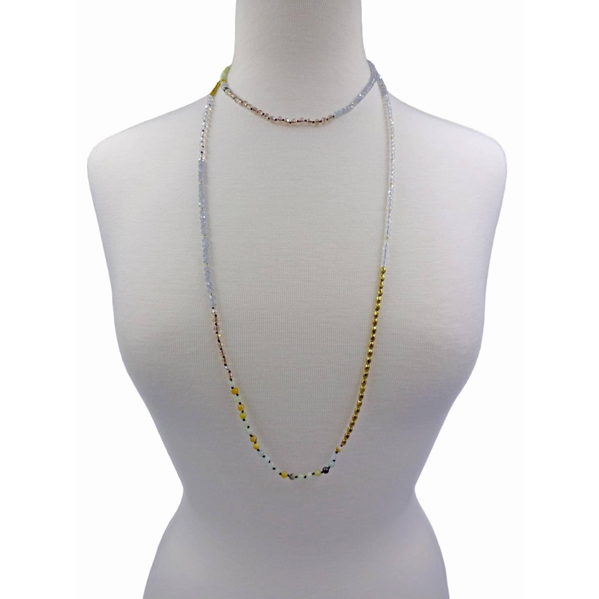 Minimalist Amazonite Hematite Necklace featuring a delicate handmade design with calming amazonite and grounding hematite gemstones. This women’s gemstone jewelry piece blends natural beauty with boho chic style, perfect for layering or wearing alone. Lightweight and versatile, it’s an ideal gift for her on birthdays, holidays, or special occasions. Combining spiritual energy with understated elegance, this necklace adds a peaceful, earthy touch to any modern outfit.