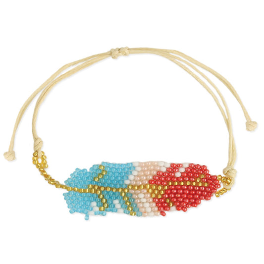 Boho Feather Beaded Bracelet featuring handcrafted Southwestern Native American-inspired design with intricate beadwork and tribal motifs. This handmade jewelry set includes a matching beaded necklace and bracelet, perfect as a gift for those who love authentic tribal style accessories. Combining earthy tones and feather accents, it adds a bold, cultural flair to any outfit. Ideal for boho fashion lovers seeking unique, artisanal pieces with rich heritage and artistic craftsmanship.