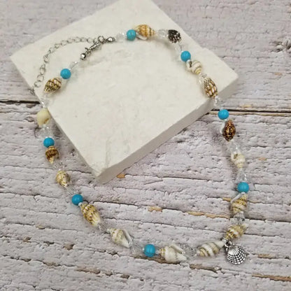 Double layer starfish anklet featuring delicate Miyuki beads, perfect for boho summer jewelry lovers. This adjustable handmade beach anklet combines coastal charm with vibrant colors, ideal for beach vacations, festivals, and everyday wear. A thoughtful gift for her, adding playful seaside vibes and lightweight comfort to any outfit. Stylish and versatile, it’s a must-have accessory for summer and ocean-inspired fashion