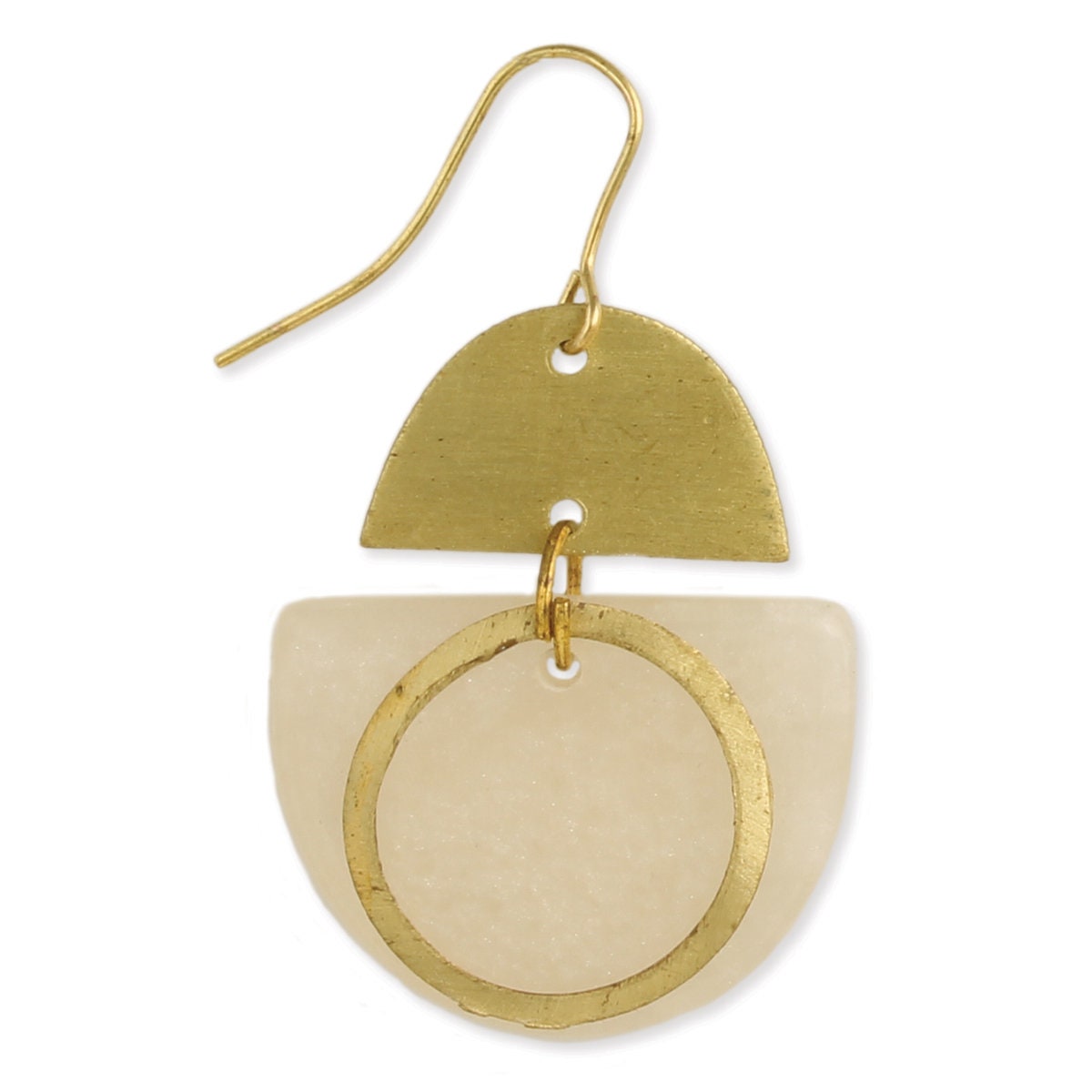 Lightweight gold resin earrings featuring modern geometric dangle design inspired by Art Deco style. These statement earrings for women combine bold shapes with a sleek finish, making them a unique accessory for everyday wear or special occasions. Handmade with attention to detail, they serve as a stylish gift for her who loves contemporary, eye-catching jewelry that blends elegance and modern artistry effortlessly.