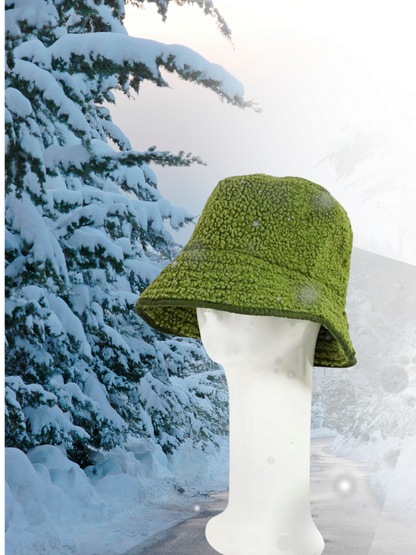 Unisex faux fur bucket hat in a trendy design, perfect for fall and winter seasons, offering both warmth and chic style. This fashionable cold weather accessory also works as a stylish spring hat, adding a cozy yet modern touch to any outfit. Soft, comfortable, and eye-catching, it’s ideal for both casual and statement looks. Great for anyone seeking versatile, unisex headwear that keeps you warm while enhancing your seasonal wardrobe.