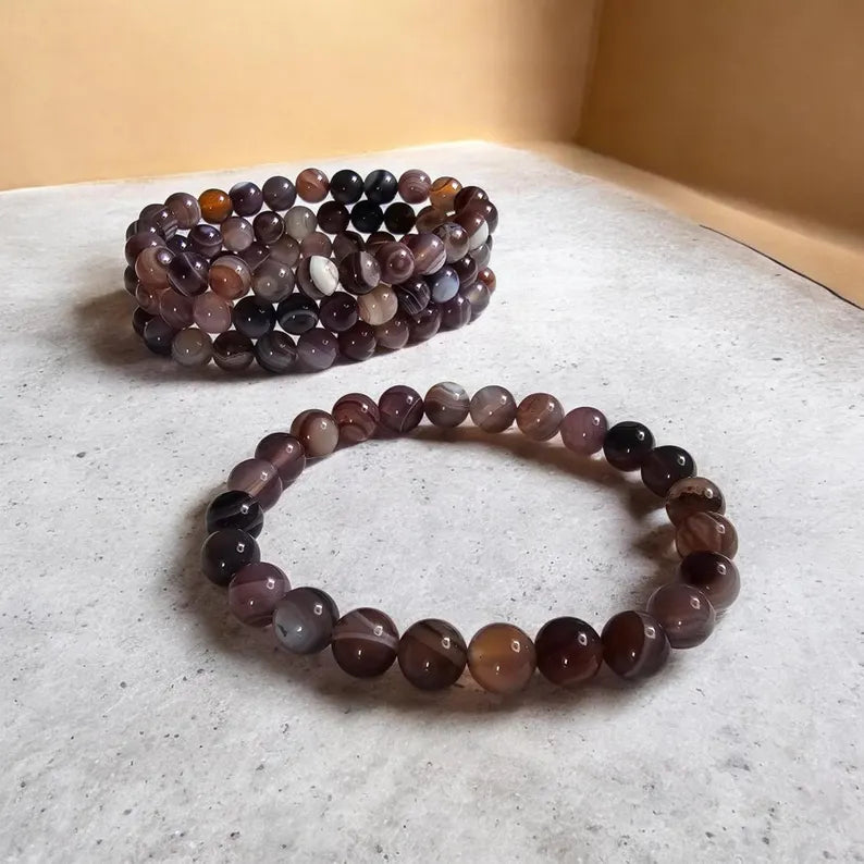 Botswana Agate Stretch Bracelet