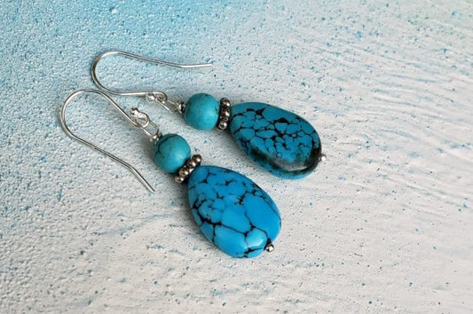Turquoise Sterling Silver Earrings