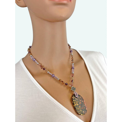 Amazonite, African Turquoise, Jasper Necklace