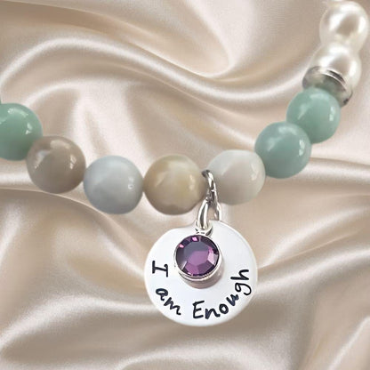 Agate Freshwater Pearl Bracelet designed as an inspirational healing accessory for women, combining green agate stones with delicate freshwater pearls. This empowering zodiac jewelry piece promotes balance, positivity, and emotional strength, making it a thoughtful gift for her. Perfect for daily wear or special occasions, the bracelet blends natural beauty with meaningful symbolism. Stylish and versatile, it complements both casual and elegant outfits.