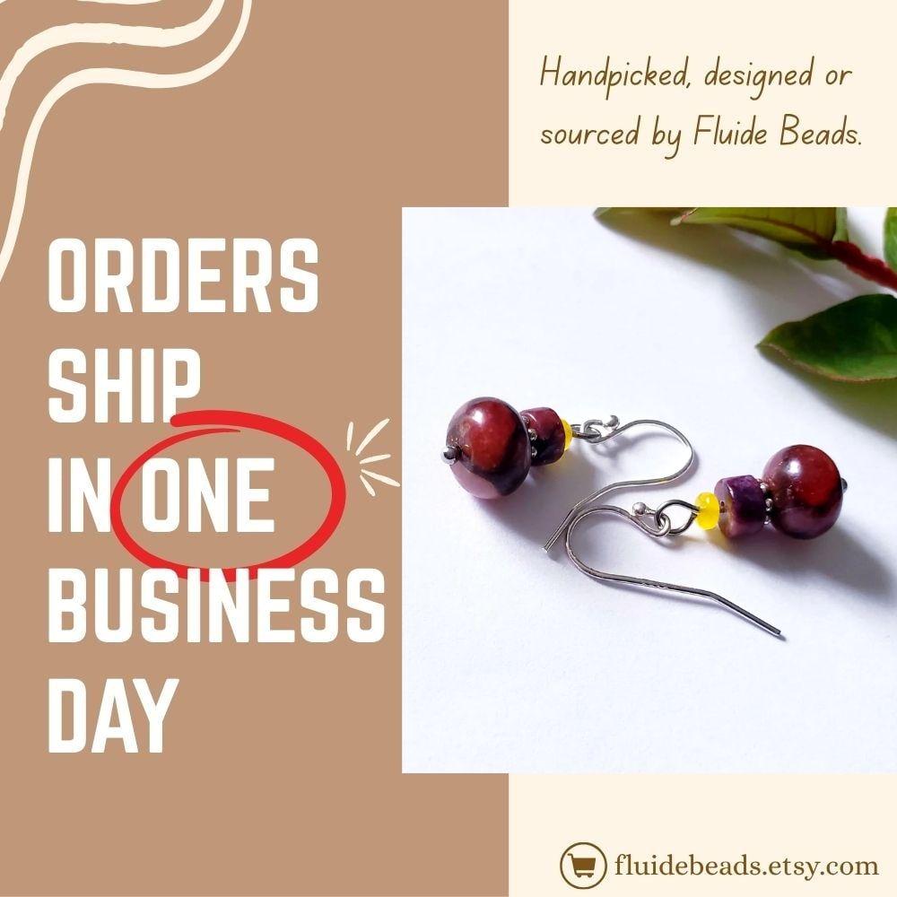 Jade Earrings featuring sterling silver settings with brown and pink jade stones, handcrafted for women. These elegant earrings are perfect for bridesmaids, bridal parties, or as a stylish fashion gift for her. The unique combination of earthy tones and delicate craftsmanship creates a timeless accessory ideal for weddings, special occasions, or everyday wear. Lightweight and graceful, these handmade earrings blend sophistication with natural beauty.