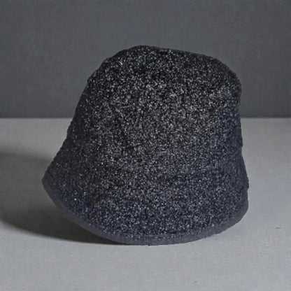 Black Fur Bucket Hat