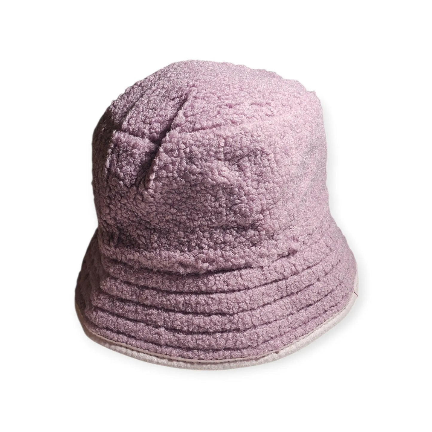 Pink Fur Bucket Hat