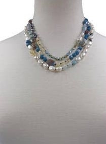 Hand-knotted multi-gemstone necklace for women featuring Jasper, Hematite, and freshwater Pearls in a stunning 3-strand beaded design. This handmade healing crystal jewelry combines earthy tones with elegant shimmer, promoting balance and strength. A thoughtful gift for her, perfect for birthdays, anniversaries, or any special occasion. Unique, artisanal, and full of natural beauty, this necklace adds charm to any outfit.