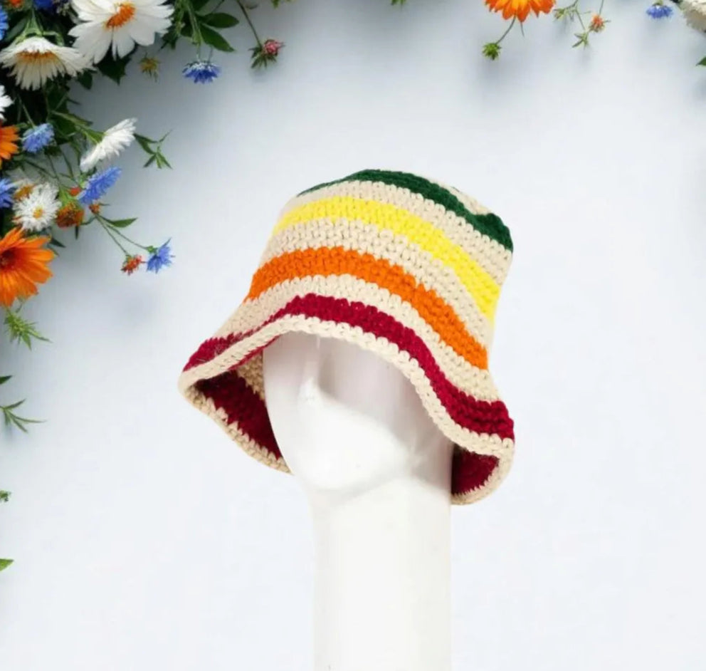 Rainbow Crochet Hat, a colorful handmade beanie perfect for kids, teens, and adults who love vibrant style and cozy comfort. This fun, unisex knit hat is ideal for fall, winter, and spring, adding a cheerful pop of color to any outfit. Crafted with soft, breathable yarn for all-day warmth and comfort, it’s a great accessory for casual wear or outdoor activities. A unique, playful gift idea for all ages who enjoy stylish, handcrafted headwear.