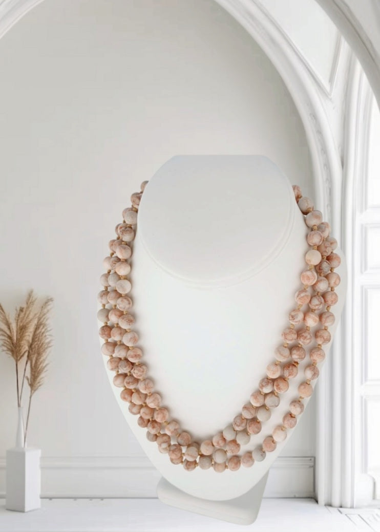 Red Picasso Handmade Beaded Necklace featuring pastel tones crafted into a bold statement piece for women. This unique handmade jewelry combines artistic red Picasso beads with delicate pastel hues, creating an eye-catching accessory perfect for adding color and style to any outfit. Lightweight and versatile, it makes a thoughtful gift for her, blending artisanal craftsmanship with distinctive boho flair for everyday wear or special occasions.