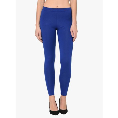Royal blue high-waisted leggings for women featuring a seamless, full-length design in a vibrant solid color. Made from stretchy, flexible fabric, these yoga pants provide a comfortable and supportive fit ideal for workout, fitness, or activewear routines. Designed to move with your body, they offer a flattering silhouette and all-day comfort, making them perfect for gym sessions, yoga practice, or casual sporty outfits.