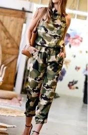 CAMO JUMPSUIT GREEN